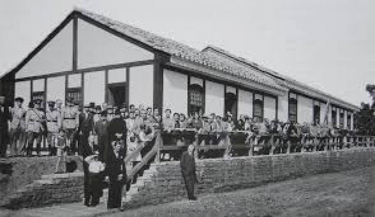 Registro da inauguração da Casa do Imigrante. em 1941