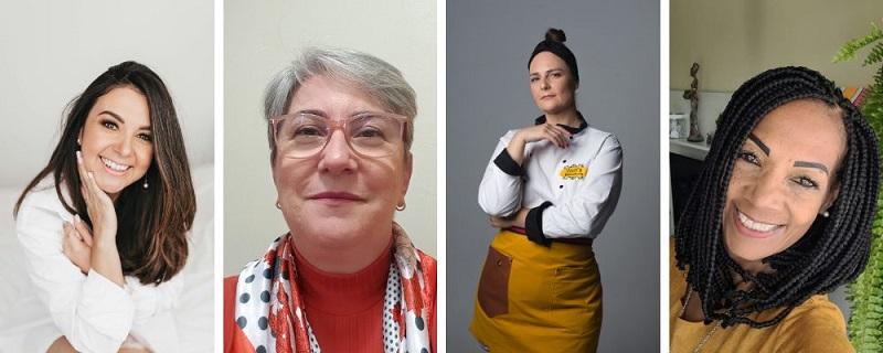 Josivani Mendes, Job Zanella,  Nêmora Meincke e Tânia da Silva falarão sobre o que as inspiram no empreendedorismo
