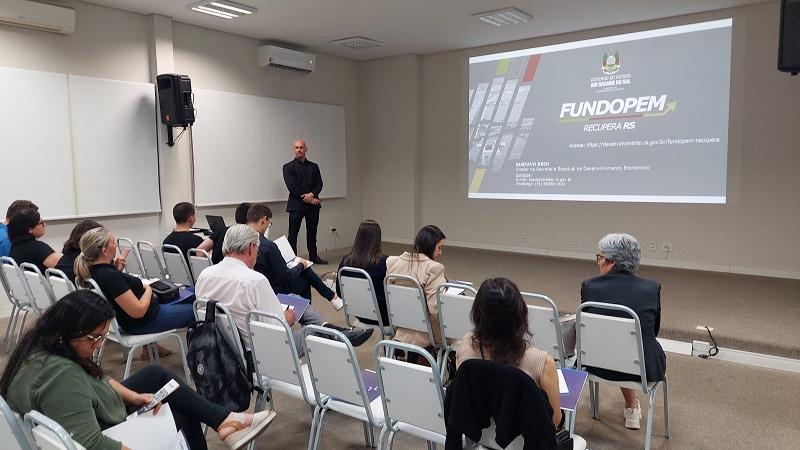 Gustavo Rech, diretor da SEDEC,  apresentou os benefícios do  programa