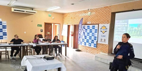 Representantes da Guarda Municipal falaram das ações da 'Ronda Lilás'