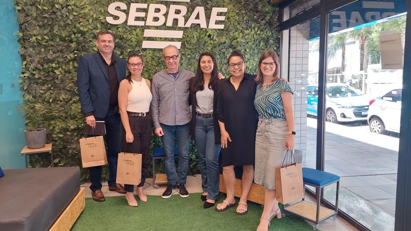 Daniel Klafke, Melissa Ost, Marco Copetti, Martiele Jeane da Silva, Fabiana Latorre e Maiara Fangueiro