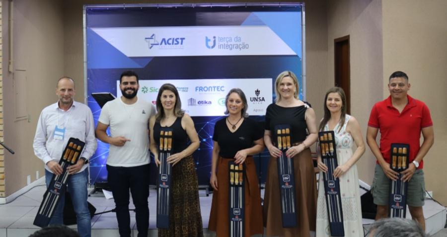 Entrega de brindes dos patrocinadores