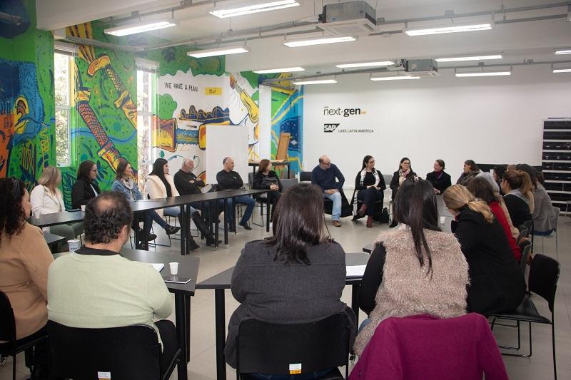 Grupo conheceu o Portal da Inovação, onde entram as demandas do mercado