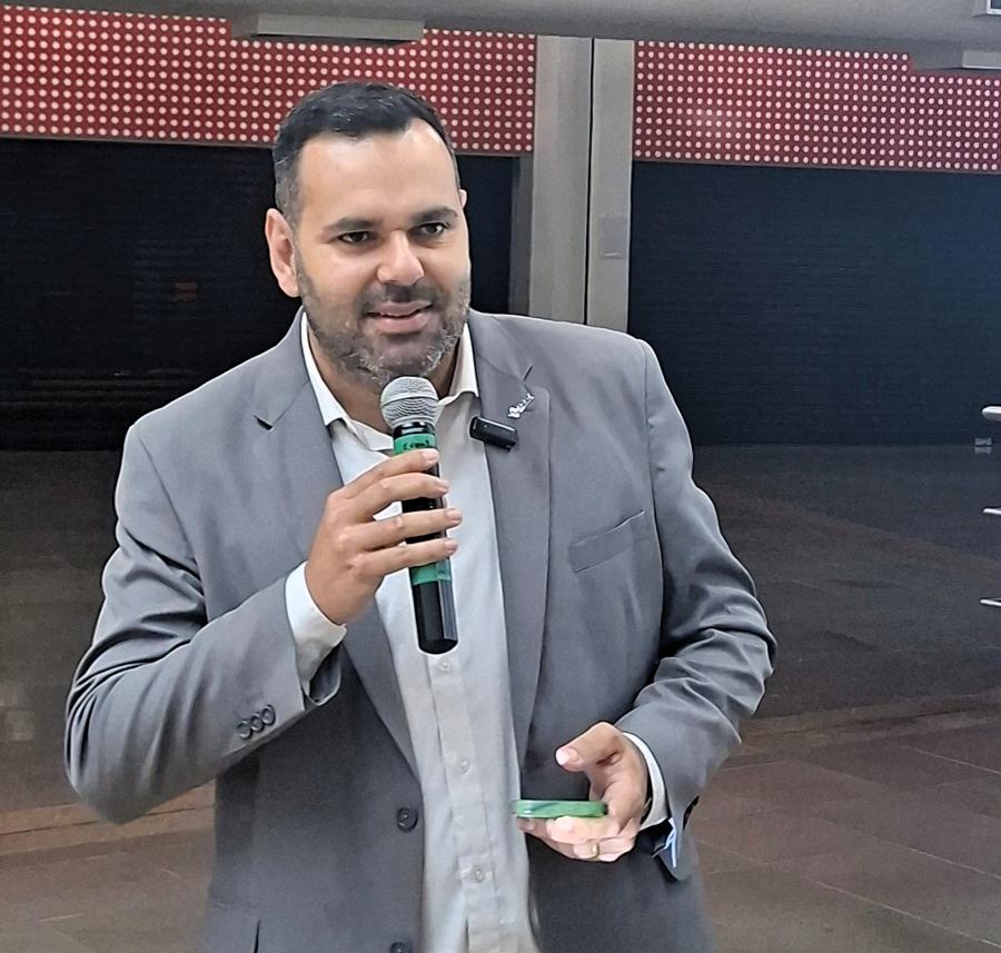 Presidente da ACIST-SL, Filipe Schuck, deu as boas vindas aos estudantes