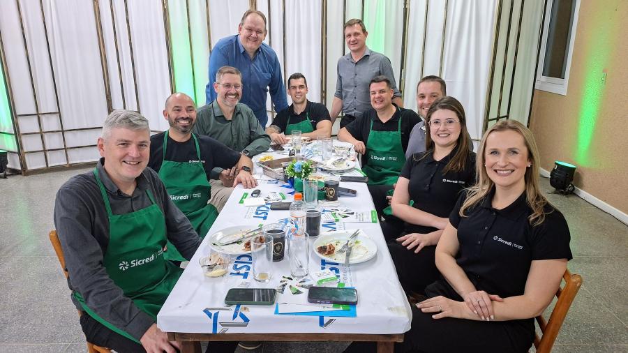 Time de gerentes do Sicredi 